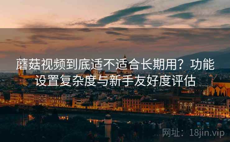 蘑菇视频到底适不适合长期用？功能设置复杂度与新手友好度评估  第2张