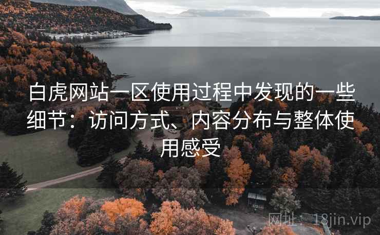 白虎网站一区使用过程中发现的一些细节：访问方式、内容分布与整体使用感受  第2张
