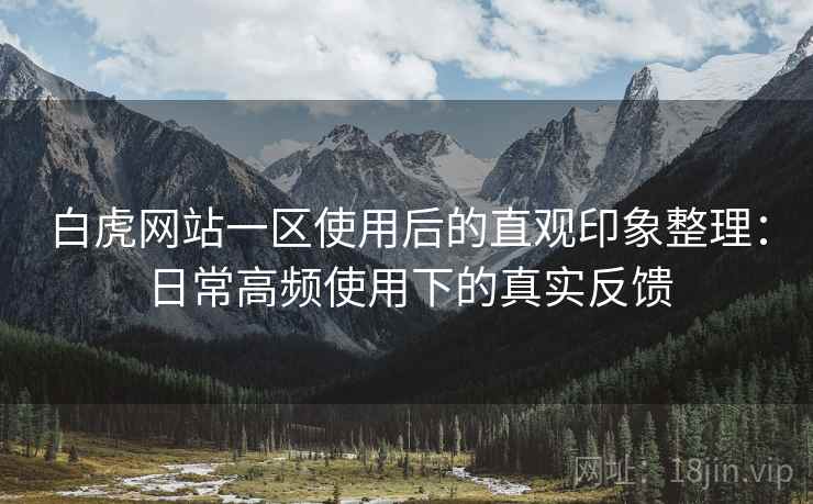 白虎网站一区使用后的直观印象整理：日常高频使用下的真实反馈  第2张
