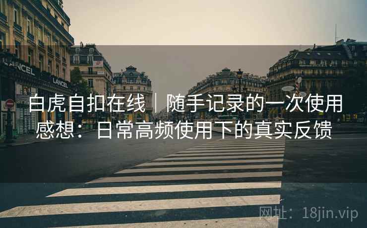 白虎自扣在线|随手记录的一次使用感想:日常高频使用下的真实反馈 第2张 白虎自扣在线|随手记录的一次使用感想:日常高频使用下的真实反馈 第2张