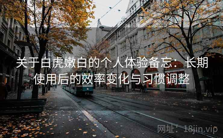 关于白虎嫩白的个人体验备忘:长期使用后的效率变化与习惯调整 第1张 关于白虎嫩白的个人体验备忘:长期使用后的效率变化与习惯调整 第1张